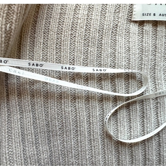 SABO Ribbed Knit Crop Tank Top – Size S (AUS 8 / USA 4) - Picture 4 of 8